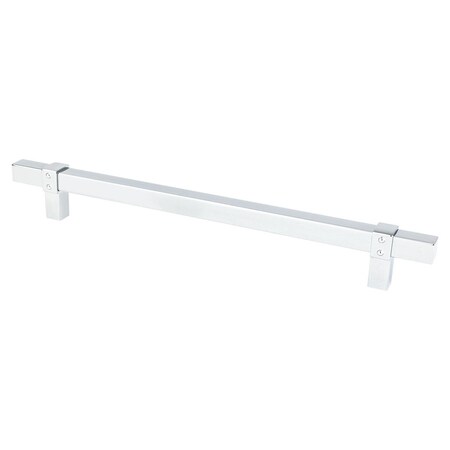 Berenson Hardware 224 mm Center to Center Rivet Rebel Cabinet Pull, Polished Chrome 5088-4026-P